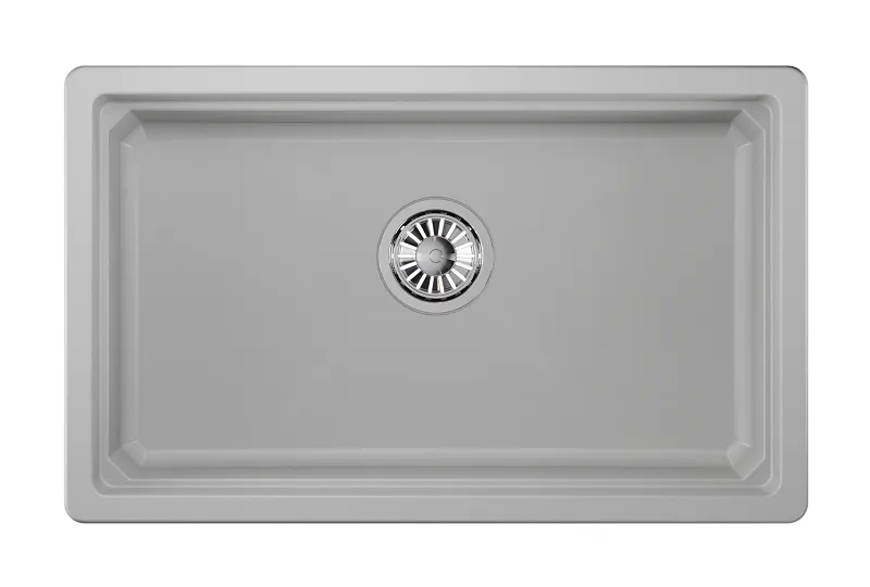 KS-7303U, АРКТИК (БЕЛЫЙ), кухонная мойка, кварц