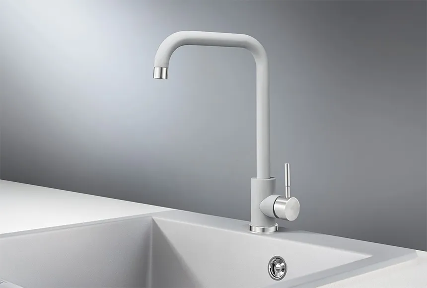 ST-4033, АЛЮМИНИУМ, СМЕСИТЕЛЬ КУХОННЫЙ