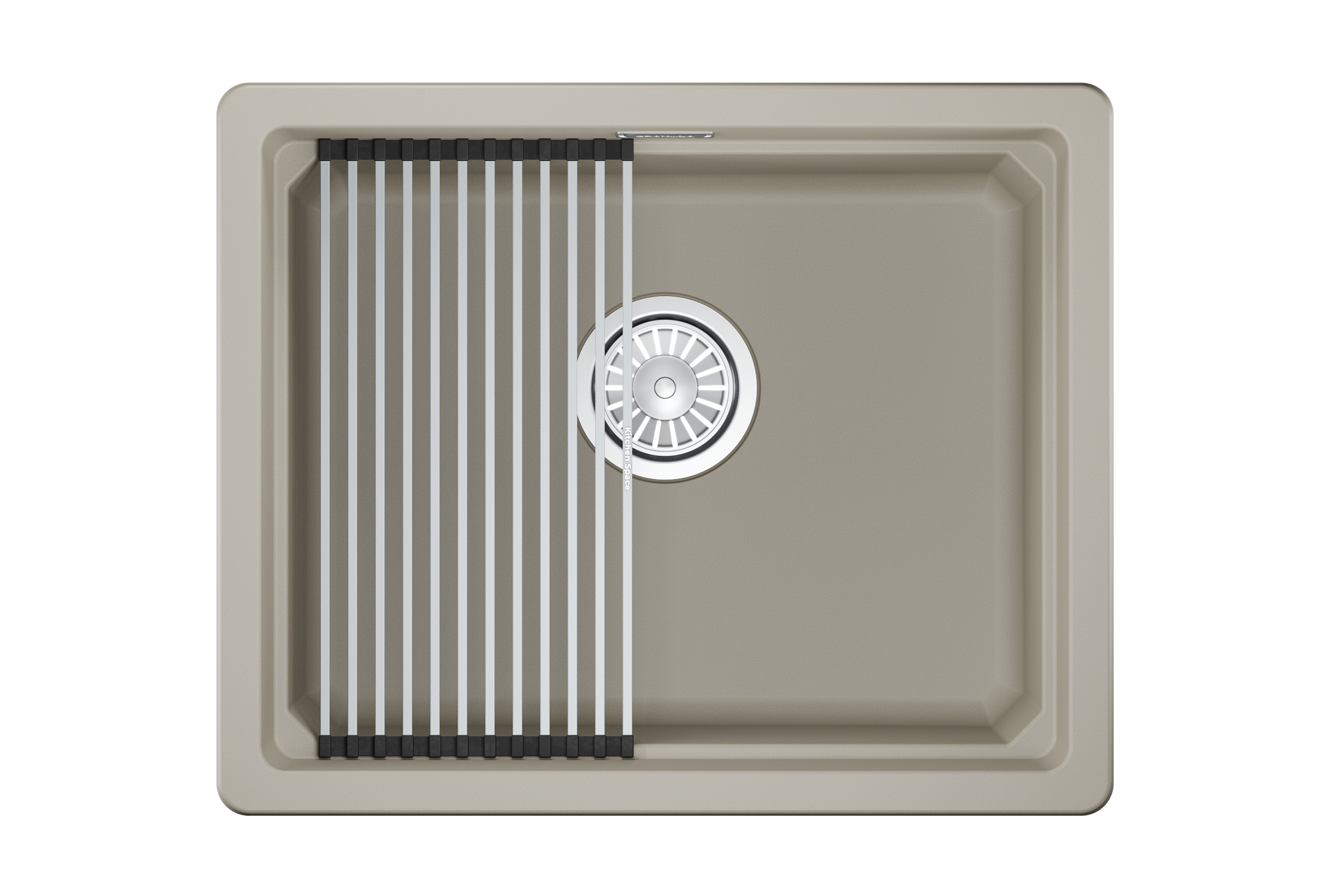5501iU, КРЕМАН, кухонная мойка, кварц KITCHEN SPACE